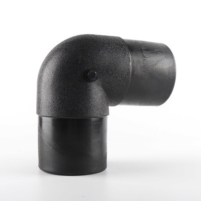 Encaixe de tubulação do PE do RUÍDO 200mm cotovelo do HDPE de 90 graus
