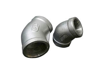 4 encaixes de tubulação de aço inoxidável rosqueados do cotovelo ss304L