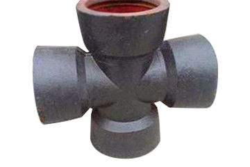 Encaixes de tubulação dútiles do ferro do T da cruz do encanamento do solo