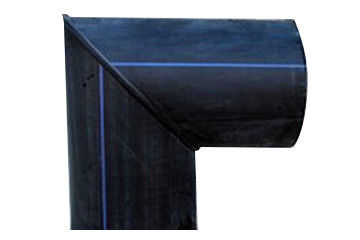Encaixes de tubulação do HDPE do cotovelo do ° da extremidade 90 da soldadura de gás natural do óleo