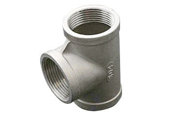 T rosqueado da tubulação T de aço inoxidável dos encaixes de tubulação de aço inoxidável