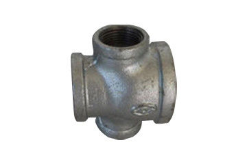 Encaixes de tubulação galvanizados cruz do ferro maleável