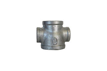 Encaixes de tubulação galvanizados cruz do ferro maleável