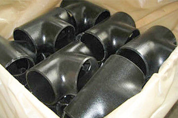 T preto do igual do aço carbono de Astm da soldadura de extremidade da pintura