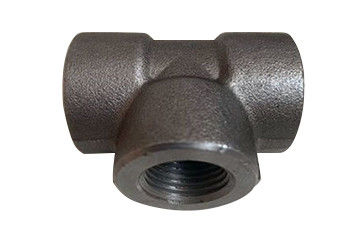 Encaixes rosqueados aço forjados carbono do T DN15
