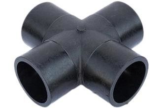 O parafuso conectou o T da cruz do HDPE da resina termoplástico