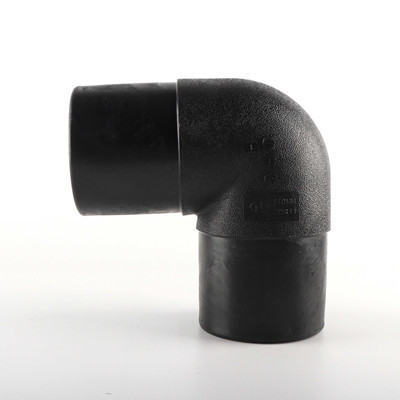Encaixe de tubulação do PE do RUÍDO 200mm cotovelo do HDPE de 90 graus