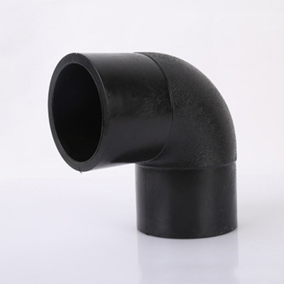 cotovelo 90 do HDPE dos encaixes de tubulação do HDPE PN16 de 110mm